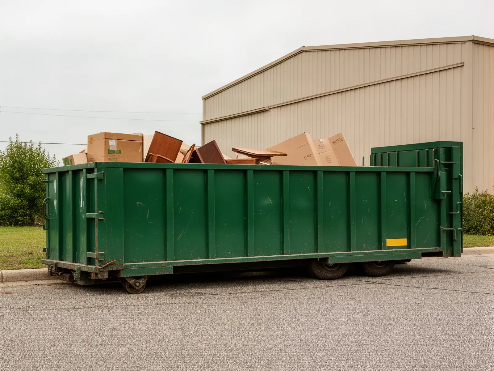 Roll-off dumpster from Total Dumpster Rental Solutions in Houma, LA
